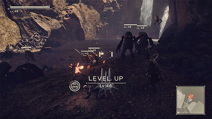 There is a big emphasis on leveling up - NieR Automata: Characters and Pods development - Basics - NieR Automata Guide
