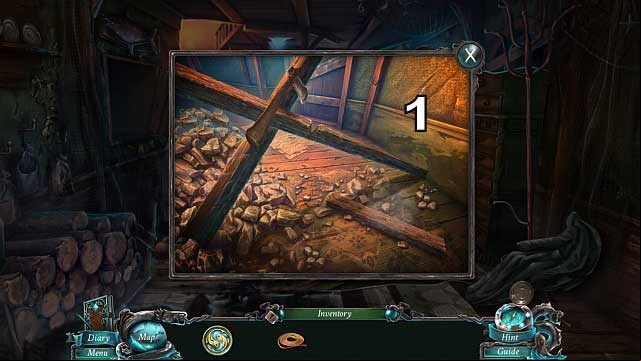 Go down the stairs and to the heap of rubble in front of you - Chapter 2: Boats Away | Walkthrough - Walkthrough - Nightmares from the Deep: The Sirens Call Game Guide & Walkthrough
