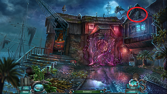 Location: Gate - Golden Octopi - p. 1 | Collectibles - Collectibles - Nightmares from the Deep: The Sirens Call Game Guide & Walkthrough