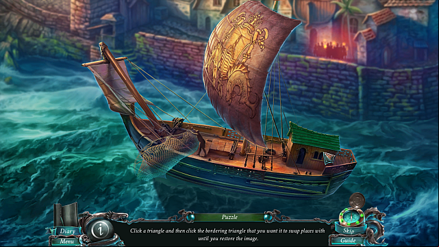 In the next one, restore the image of a ship - Chapter 1 | Puzzles - Puzzles - Nightmares from the Deep: The Sirens Call Game Guide & Walkthrough