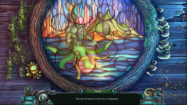 Spin the wheels to complete the picture (the screenshot) - Chapter 8 | Puzzles - Puzzles - Nightmares from the Deep: The Sirens Call Game Guide & Walkthrough
