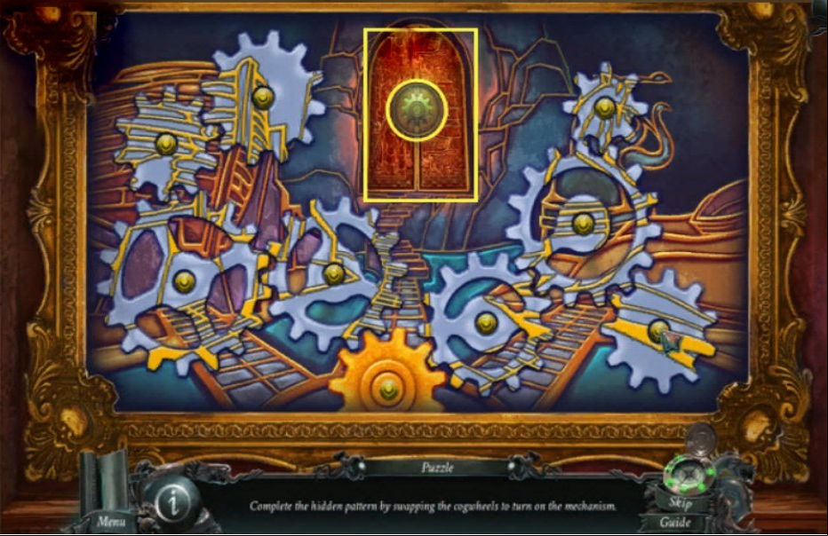 Arrange the gears to complete the picture (the screenshot) - Bonus Chapter | Puzzles - Puzzles - Nightmares from the Deep: The Sirens Call Game Guide & Walkthrough
