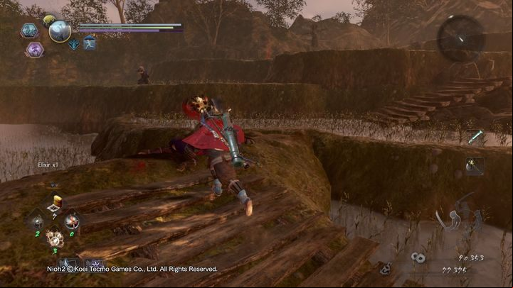Defeat other enemies in a step-by-step manner and once you will get to the top head to the left and walk straight ahead - NiOh 2: The Sun Sets On Mount Tenno walkthrough - Main missions - NiOh 2 Guide