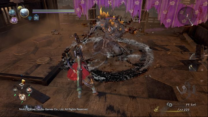 Around the corner of the building, on the right, there is another Kodama to collect - NiOh 2: The Sun Sets On Mount Tenno walkthrough - Main missions - NiOh 2 Guide