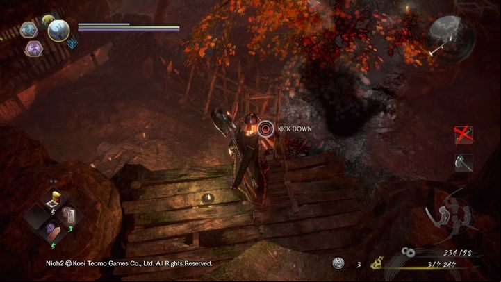 Theres a ladder - you can lower it down - NiOh 2: The High Spirited Demon walkthrough - Main missions - NiOh 2 Guide