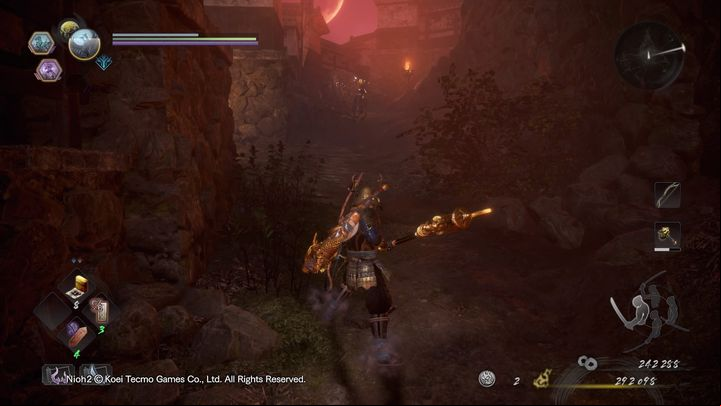 As you go up you will encounter more opponents - NiOh 2: The High Spirited Demon walkthrough - Main missions - NiOh 2 Guide