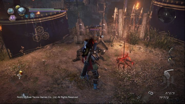After defeating the native, use the cannon on the left, as it will destroy one of the observation towers - Bird in a Cage | NiOh 2 Walkthrough - Main missions - NiOh 2 Guide