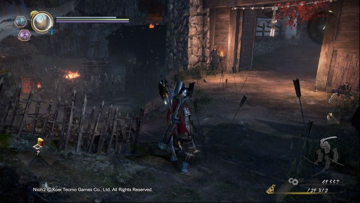 Once youve beaten them, go further ahead to find a second shrine - Bird in a Cage | NiOh 2 Walkthrough - Main missions - NiOh 2 Guide