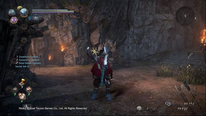 After clearing the location from the Yokai Realm, you can go up the stairs or into the cave - Bird in a Cage | NiOh 2 Walkthrough - Main missions - NiOh 2 Guide