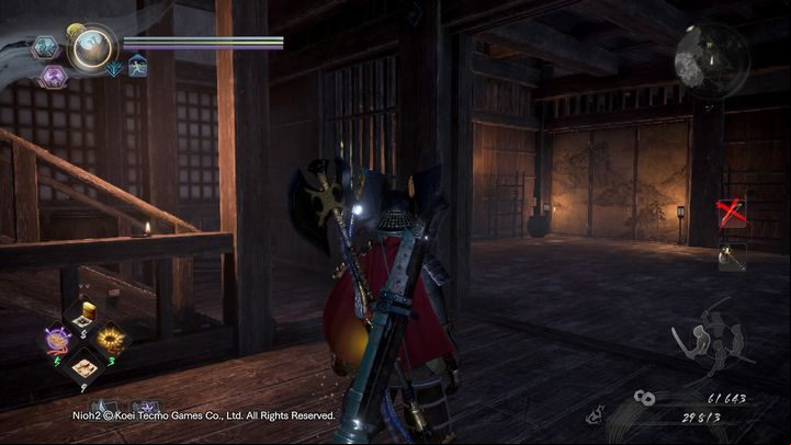 At the top, follow the red footbridge to the other side - Bird in a Cage | NiOh 2 Walkthrough - Main missions - NiOh 2 Guide
