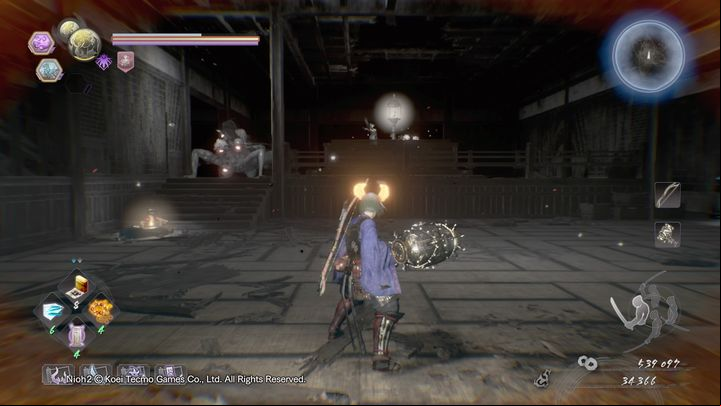 When you enter the building, shoot down the marksman upstairs immediately - Pervading Waters | NiOh 2 Walkthrough - Main missions - NiOh 2 Guide