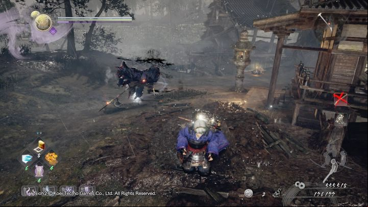 There, however, you will encounter a lamp - Koroka will spawn from it - Pervading Waters | NiOh 2 Walkthrough - Main missions - NiOh 2 Guide