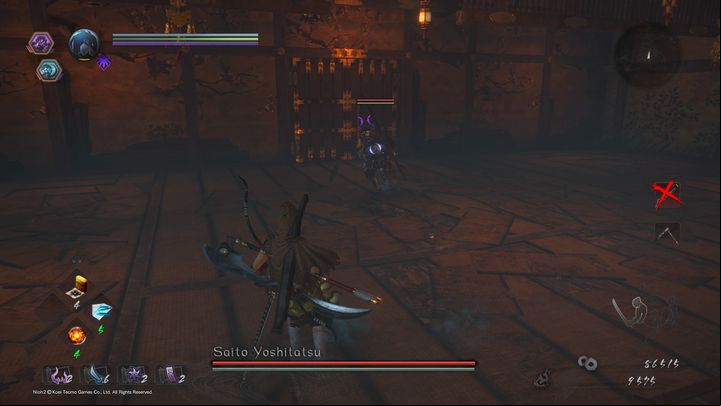 Saito Yoshitatsu is the second human boss in NiOh 2 - NiOh 2: Saito Yoshitatsu | Boss fight - Bosses - NiOh 2 Guide