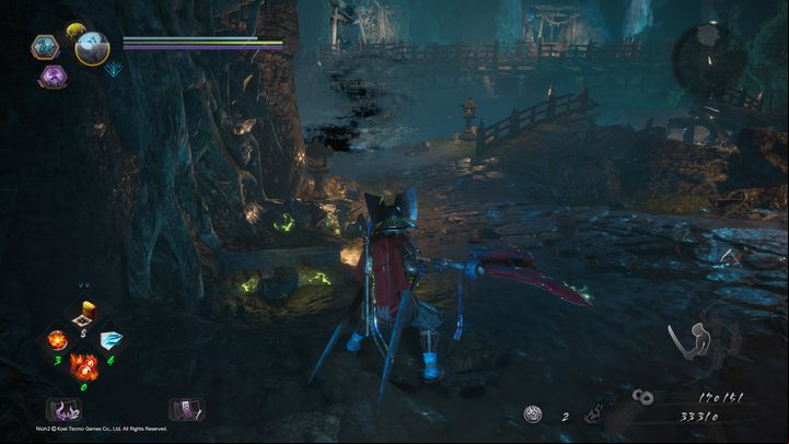 There is a Yokai Realm in front of you - a snake woman will emerge from it - The Vipers Sanctum | NiOh 2 Walkthrough - Main missions - NiOh 2 Guide