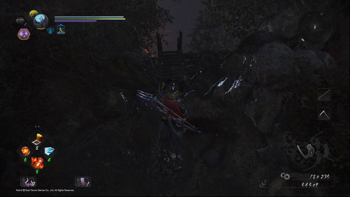 Lower the ladder and return to the cave, to the place where you fought Yamanba - The Hidden Monsters of Okehazama | NiOh 2 Walkthrough - Main missions - NiOh 2 Guide