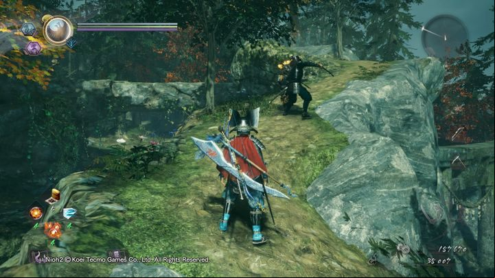 Defeat the Yokai soldier and climb to the top - The Mysterious One Night Castle | NiOh 2 Walkthrough - Main missions - NiOh 2 Guide