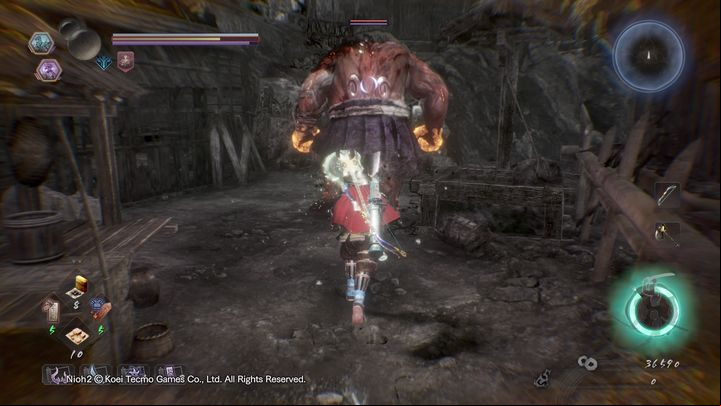 Below you there are urns that allow you to place a Purity effect on the weapon - this will make fighting further Yokai a lot easier - A Way Out | NiOh 2 Walkthrough - Main missions - NiOh 2 Guide