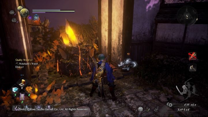 After you do that, Mumyo will separate from you - NiOh 2: Cherry Blossom Viewing in Daigo walkthrough - Main missions - NiOh 2 Guide