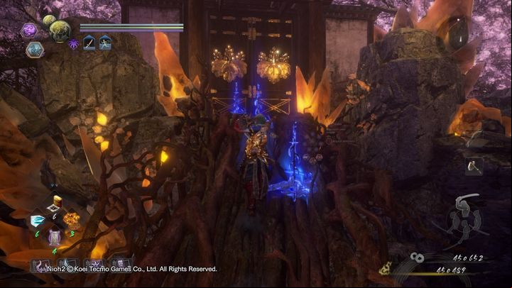 Before you start the boss fight, it is important to know that after defeating the first boss - Tokichiro in the final form, there will be a second boss fight with Kashin Koji - NiOh 2: Cherry Blossom Viewing in Daigo walkthrough - Main missions - NiOh 2 Guide