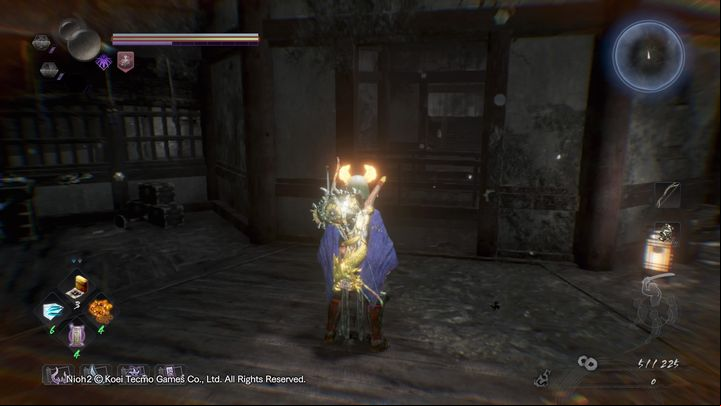 After defeating them, or if you prefer to go straight to the main boss, head straight ahead into the building - NiOh 2: In the Eye of the Beholder walkthrough - Main missions - NiOh 2 Guide