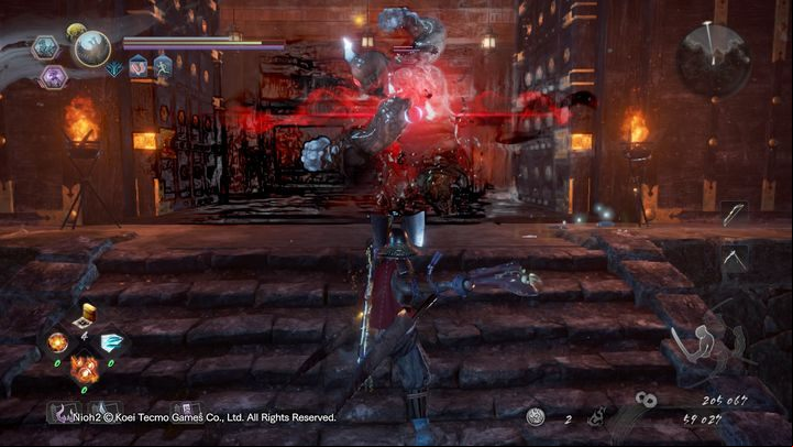 However, turn right first before going there - The Hollow Fortress | NiOh 2 Walkthrough - Main missions - NiOh 2 Guide