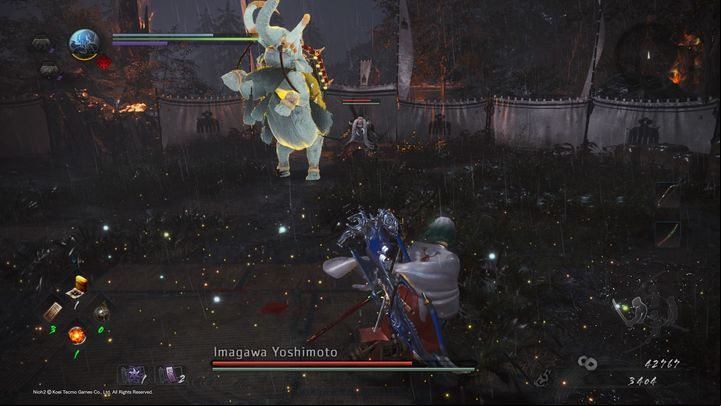 Imagawa Yoshimoto is the first human boss in Nioh 2 - NiOh 2: Imagawa Yoshimoto | Boss fight - Bosses - NiOh 2 Guide