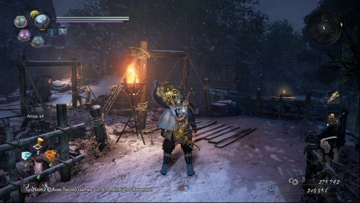 You will encounter Ubume holding an Amrita crystal - attack this crystal to inflict heavy Ki damage - NiOh 2: The Mausoleum of Evil walkthrough - Main missions - NiOh 2 Guide