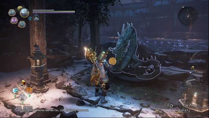 Destroying the crystal will create a hole - jump into it - NiOh 2: The Mausoleum of Evil walkthrough - Main missions - NiOh 2 Guide