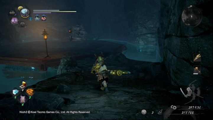 Once you go down, keep moving to the arena - NiOh 2: The Mausoleum of Evil walkthrough - Main missions - NiOh 2 Guide