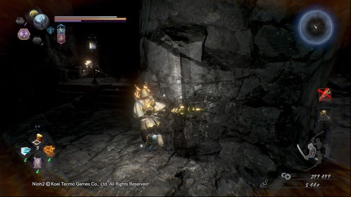 Dont go down the ladder, go around - NiOh 2: The Mausoleum of Evil walkthrough - Main missions - NiOh 2 Guide