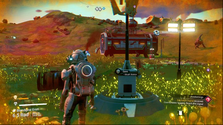 There is also a portable saving device in the game - No Mans Sky 2022: How to save the game? - FAQ - No Mans Sky Game Guide