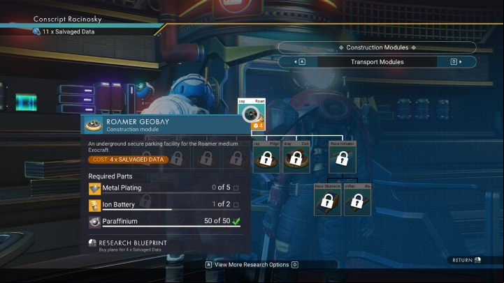 You will be able to move faster around the planet with an Exocraft - you can buy the blueprint at the Anomaly station for 4 Salvage Data - No Mans Sky 2022: Planet - exocraft, maps, signal booster - Exploration - No Mans Sky Game Guide