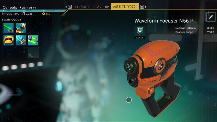 The individual multi-tools are distinguished by their score in the following categories - No Mans Sky 2022: Multi-tool - types, technology modules, inventory slots - Upgrades - No Mans Sky Game Guide