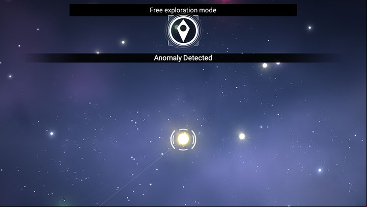 After you have left the station, access the galaxy map again and you will see the continuation of the path of Atlas, towards the next interface - No Mans Sky: Atlas Path - basics - Atlas Path - No Mans Sky Game Guide