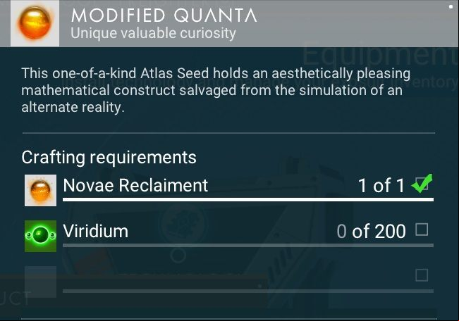 In order to create this element, you need 1 novae Raclament and 100 units Indiom - No Mans Sky: Crafting, all items - Atlas Path - No Mans Sky Game Guide