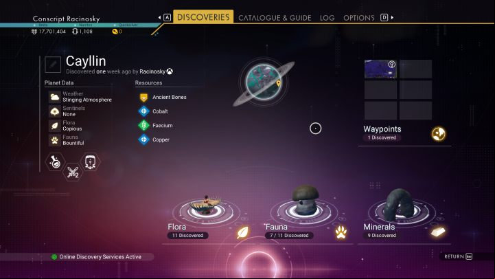 When you discover new systems, planets, landmarks, animal and plant species, you can name them - No Mans Sky 2022: How to name newly-discovered planet, system or species? - FAQ - No Mans Sky Game Guide