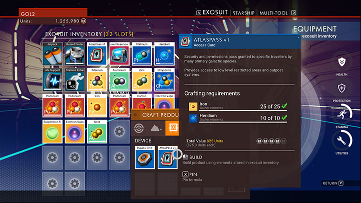 Atlas v1 is a valuable item that is worth allotting a slot in the inventory - No Mans Sky: Atlas v1 - Atlas Path - No Mans Sky Game Guide