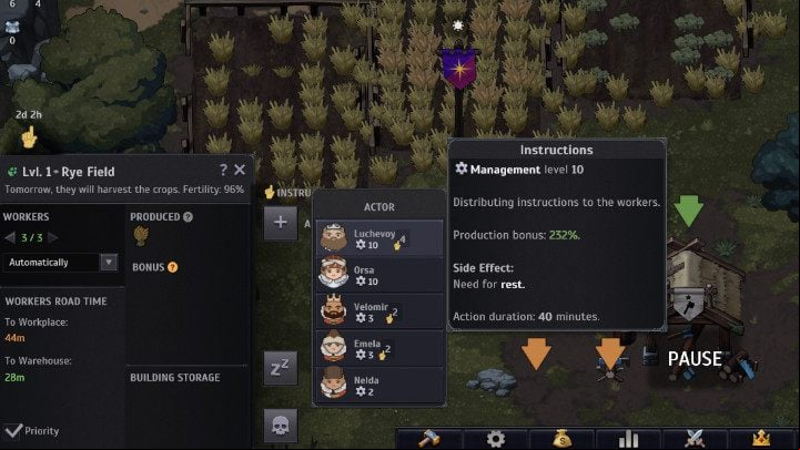 This skill determines the amount of the production bonus when giving orders in workplaces - Norland: All skills - Basics - Norland Guide
