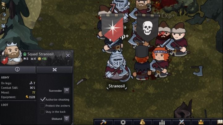 Combat skills come into play when two armies clash - Norland: All skills - Basics - Norland Guide