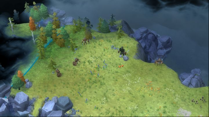Hvendrung with his battle squad. - Bifrost | Northgard Walkthrough - Walkthrough - Northgard Game Game Guide