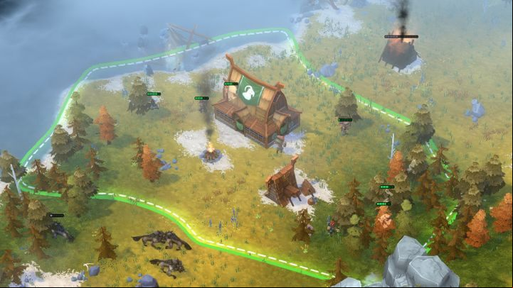 Halvards settlement. - Foothold | Northgard Walkthrough - Walkthrough - Northgard Game Game Guide