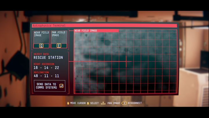 Inside module ENG-04 you will find a device called ATROPHYSICS TERMINAL - Observation: Second space walk, transmitting the message - walkthrough, level 5 - Walkthrough - Observation Guide