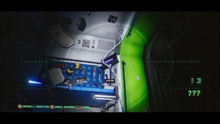 In the next room, you will find a computer with a message from Jim (JE-ALL - SUGGESTION WELCOME) - Observation: Second station - walkthrough, level 6 - Walkthrough - Observation Guide