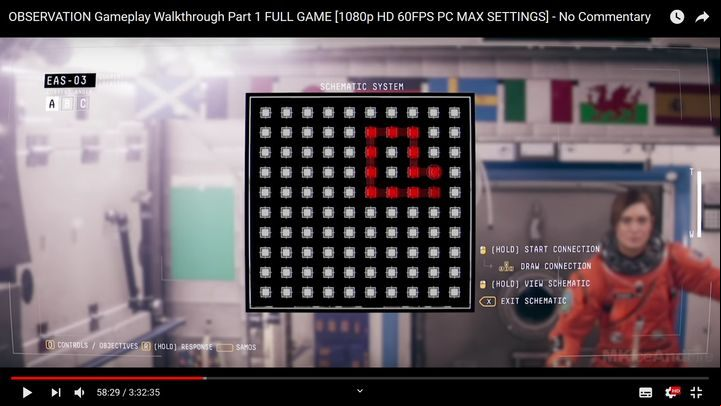 Exit the , press the space bar and connect to the cameras in the EAS-03 module - Observation: The first space walk - walkthrough, level 3 - Walkthrough - Observation Guide