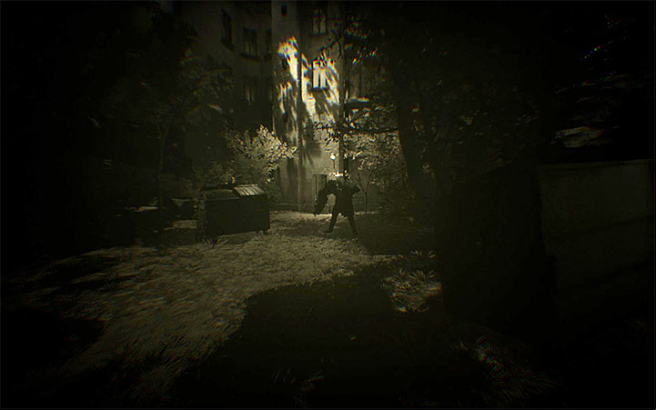 Further memories force you onto a linear march again, also when you are in the woods again for a while - Investigate the assassins body and break into his mind | Case #405 Walkthrough - Case #405: Finding Adam - Observer Game Guide