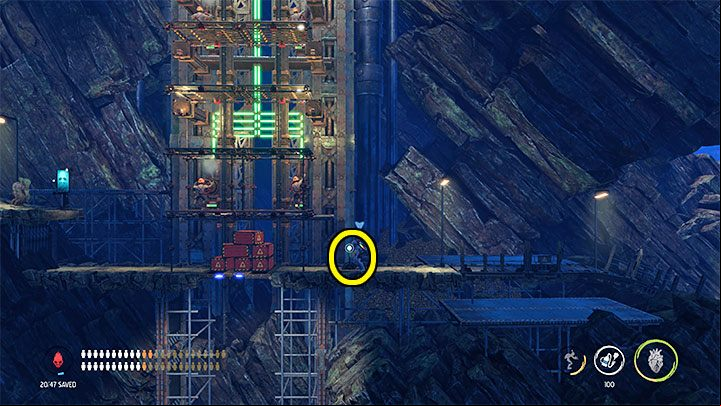 Soon we will reach the tower - Oddworld Soulstorm: Find a Way to Level 3, the Mines - walkthrough - 11: The Mines - Oddworld Soulstorm Guide