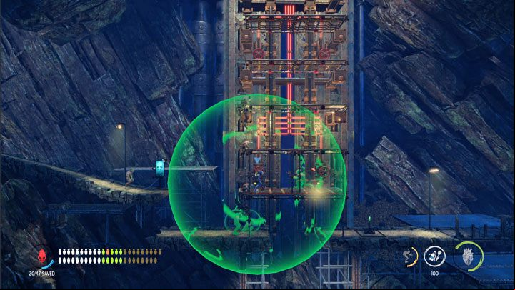 Only now shall we begin to summon the Mudokons and descend to the lower levels - Oddworld Soulstorm: Find a Way to Level 3, the Mines - walkthrough - 11: The Mines - Oddworld Soulstorm Guide