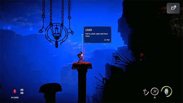 In the further part of the trial watch out for Sleeches and another pressure plate trap - Oddworld Soulstorm: Finding Fragons Eye, The Sanctum - walkthrough - 12: The Sanctum - Oddworld Soulstorm Guide
