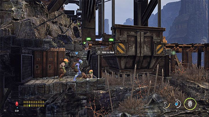 The antidote is used in the game to treat sick Mudokons - Oddworld Soulstorm: Gadgets - full list - Basics - Oddworld Soulstorm Guide