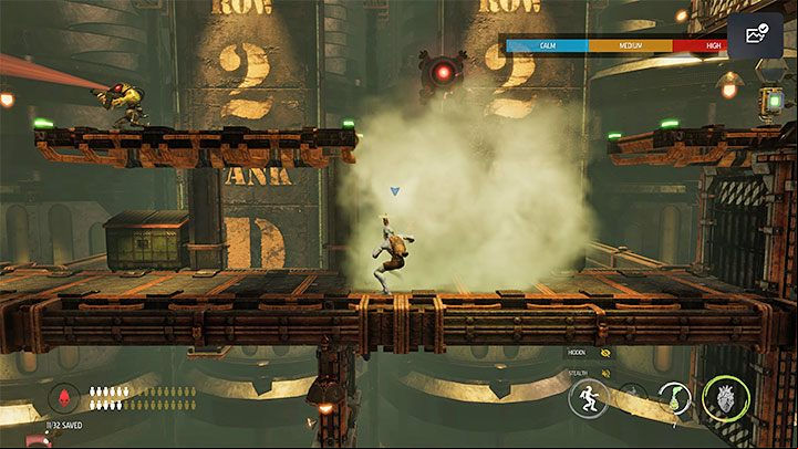 The Smoke Screen Plus is a much better alternative to the standard version - Oddworld Soulstorm: Gadgets - full list - Basics - Oddworld Soulstorm Guide